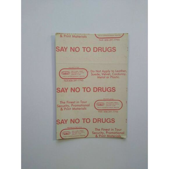 Billy Idol Charmed Life Backstage Pass Original 1990 Rock Concert New Wave Punk - Picture 4 of 4